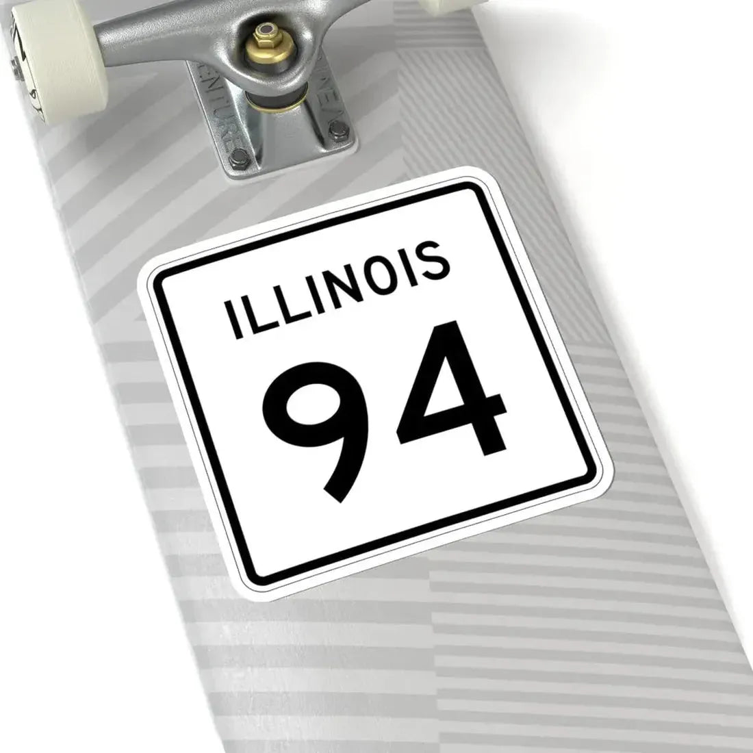 Illinois 94 (Illinois) (Road Sign) STICKER Vinyl Kiss-Cut Decal - The Sticker Space