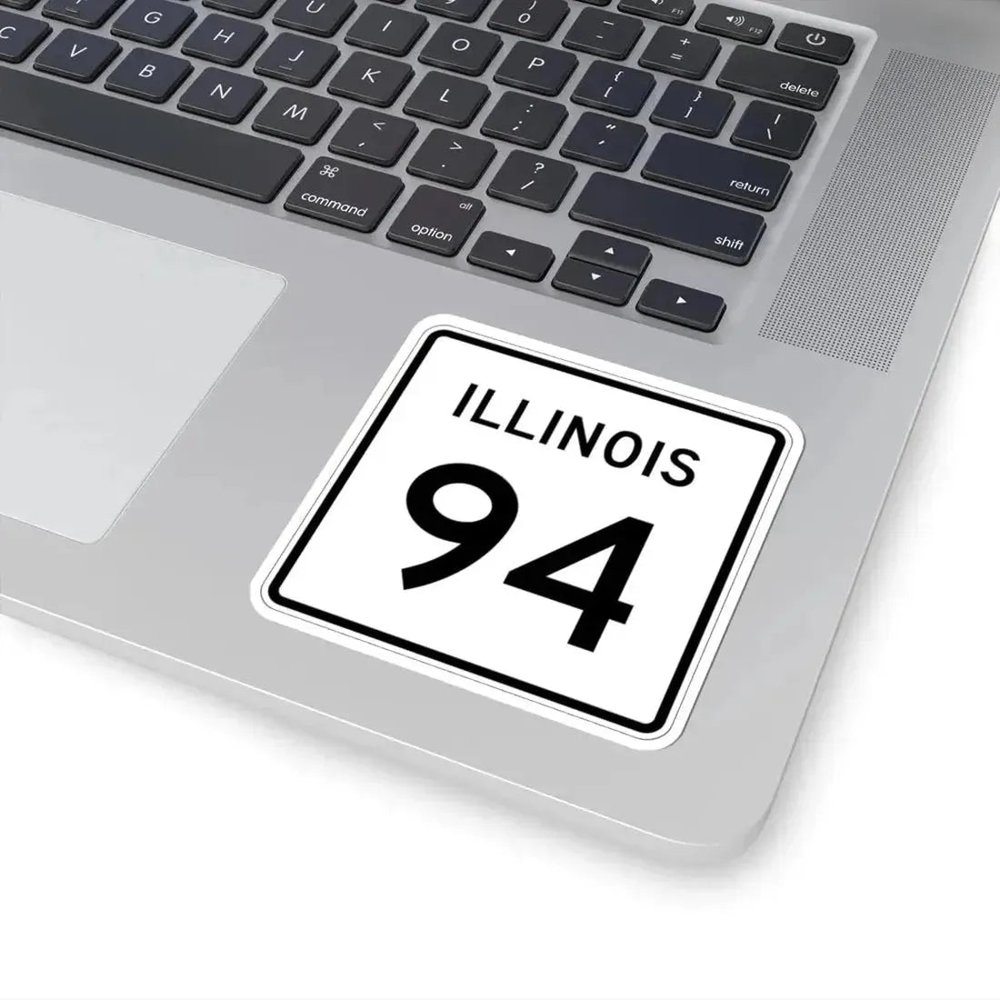 Illinois 94 (Illinois) (Road Sign) STICKER Vinyl Kiss-Cut Decal - The Sticker Space