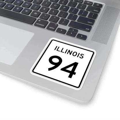 Illinois 94 (Illinois) (Road Sign) STICKER Vinyl Kiss-Cut Decal - The Sticker Space