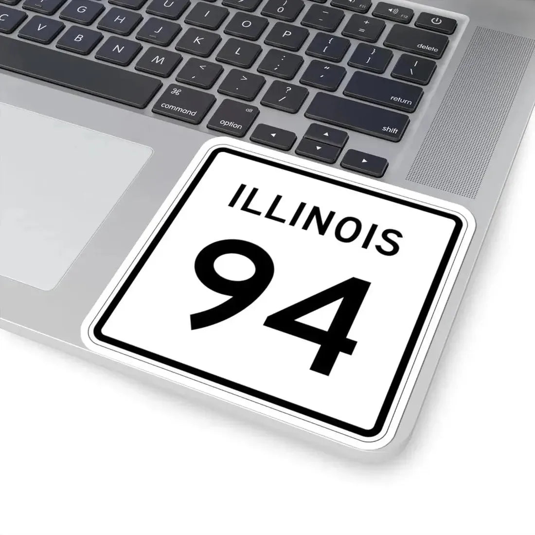 Illinois 94 (Illinois) (Road Sign) STICKER Vinyl Kiss-Cut Decal - The Sticker Space
