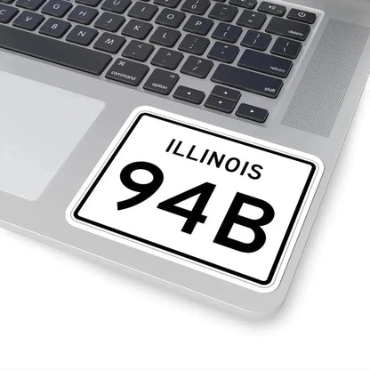 Illinois 94B (Illinois) (Road Sign) STICKER Vinyl Kiss-Cut Decal - The Sticker Space