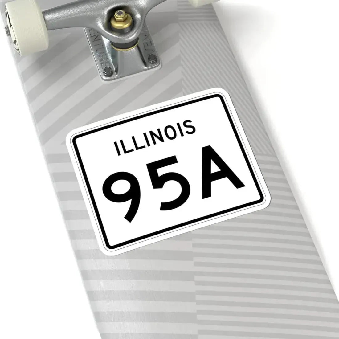 Illinois 95A (Illinois) (Road Sign) STICKER Vinyl Kiss-Cut Decal - The Sticker Space