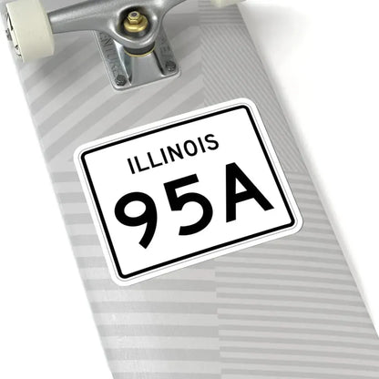 Illinois 95A (Illinois) (Road Sign) STICKER Vinyl Kiss-Cut Decal - The Sticker Space