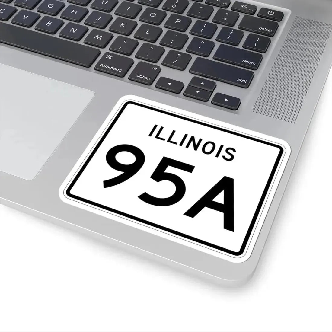 Illinois 95A (Illinois) (Road Sign) STICKER Vinyl Kiss-Cut Decal - The Sticker Space