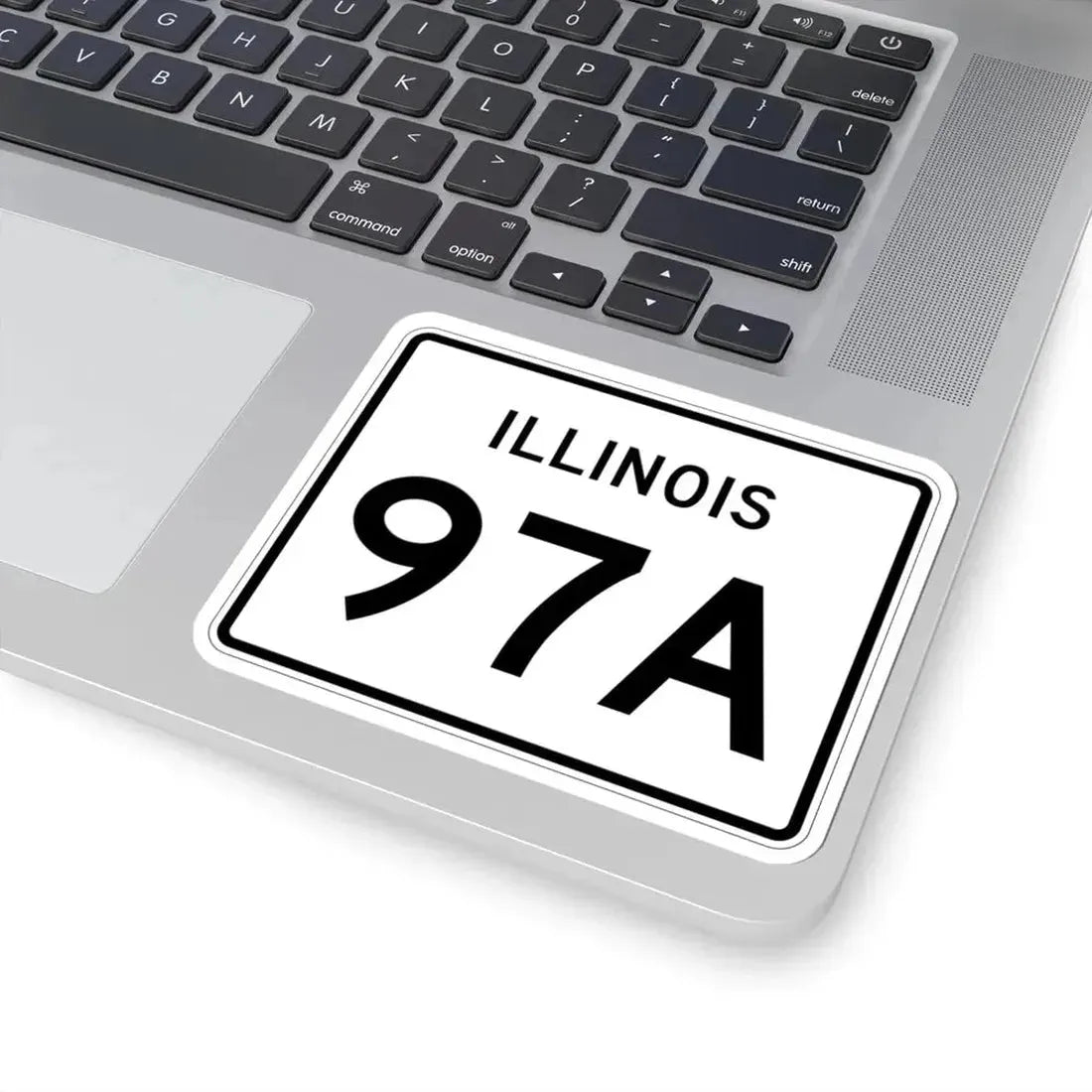 Illinois 97A (Illinois) (Road Sign) STICKER Vinyl Kiss-Cut Decal - The Sticker Space