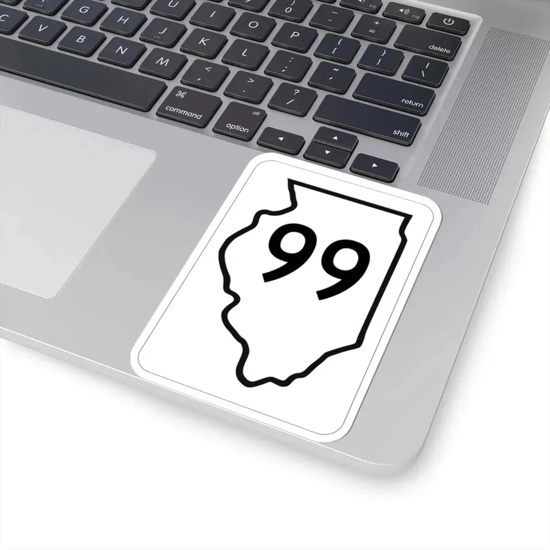 Illinois 99 1950 (Illinois) (Road Sign) STICKER Vinyl Kiss-Cut Decal - The Sticker Space