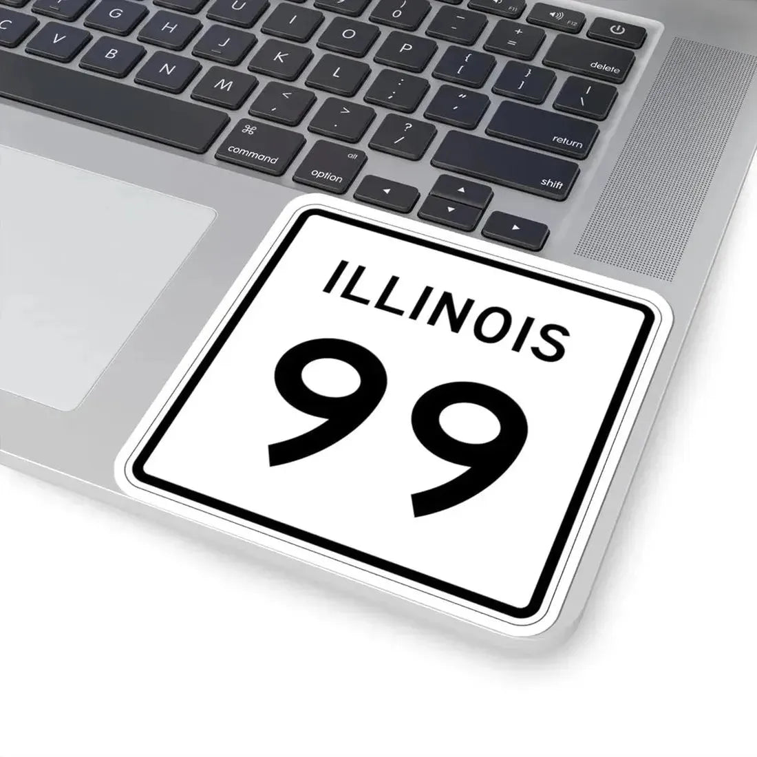 Illinois 99 (Illinois) (Road Sign) STICKER Vinyl Kiss-Cut Decal - The Sticker Space