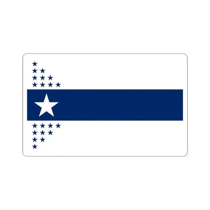 Illinois Centennial Flag (United States) STICKER Vinyl Kiss-Cut Decal 3 Inch White - The Sticker Space