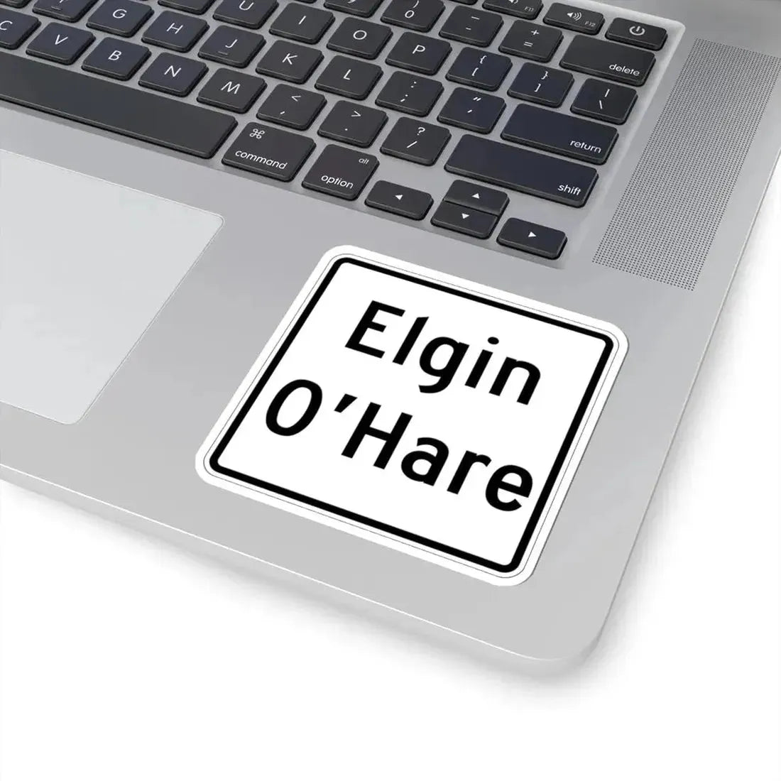 Illinois ElginOHare Expressway (Illinois) (Road Sign) STICKER Vinyl Kiss-Cut Decal - The Sticker Space