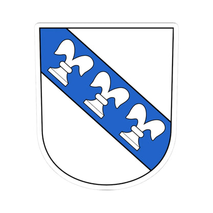 Illnau-Effretikon-blazon (Switzerland) (Coat of Arms) STICKER Vinyl Kiss-Cut Decal 3 Inch White - The Sticker Space