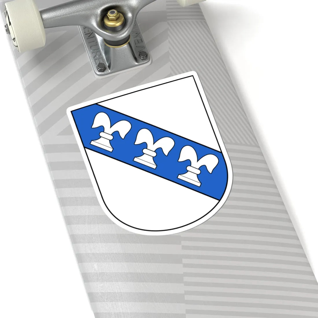 Illnau-Effretikon-blazon (Switzerland) (Coat of Arms) STICKER Vinyl Kiss-Cut Decal - The Sticker Space