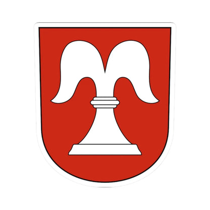 IllnauEffretikon-Bisikon-blazon (Switzerland) (Coat of Arms) STICKER Vinyl Kiss-Cut Decal 2 Inch White - The Sticker Space