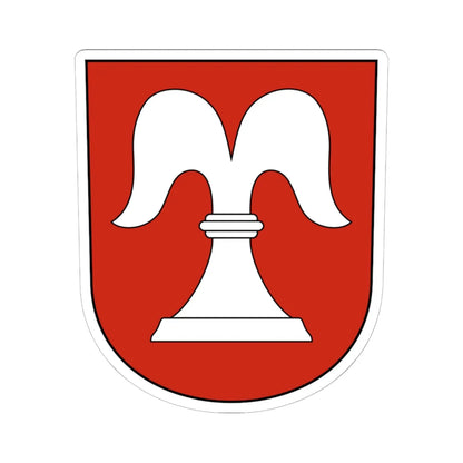 IllnauEffretikon-Bisikon-blazon (Switzerland) (Coat of Arms) STICKER Vinyl Kiss-Cut Decal 6 Inch White - The Sticker Space