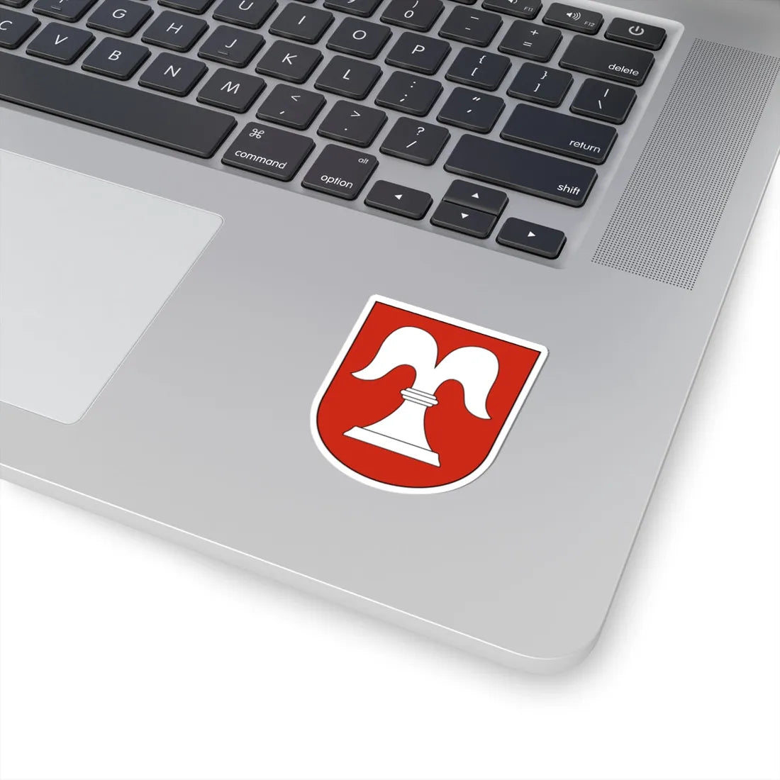 IllnauEffretikon-Bisikon-blazon (Switzerland) (Coat of Arms) STICKER Vinyl Kiss-Cut Decal - The Sticker Space