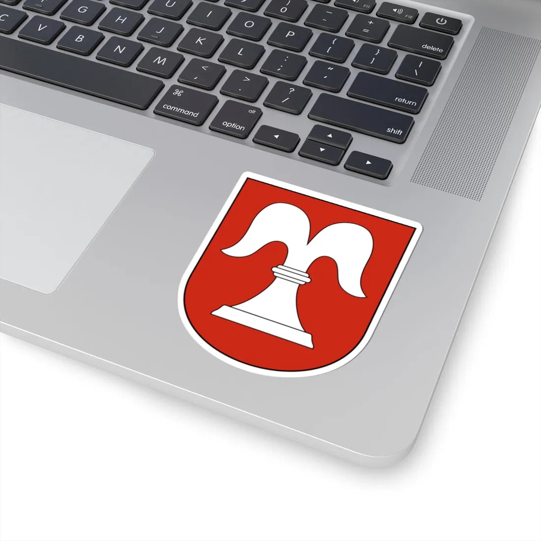 IllnauEffretikon-Bisikon-blazon (Switzerland) (Coat of Arms) STICKER Vinyl Kiss-Cut Decal - The Sticker Space