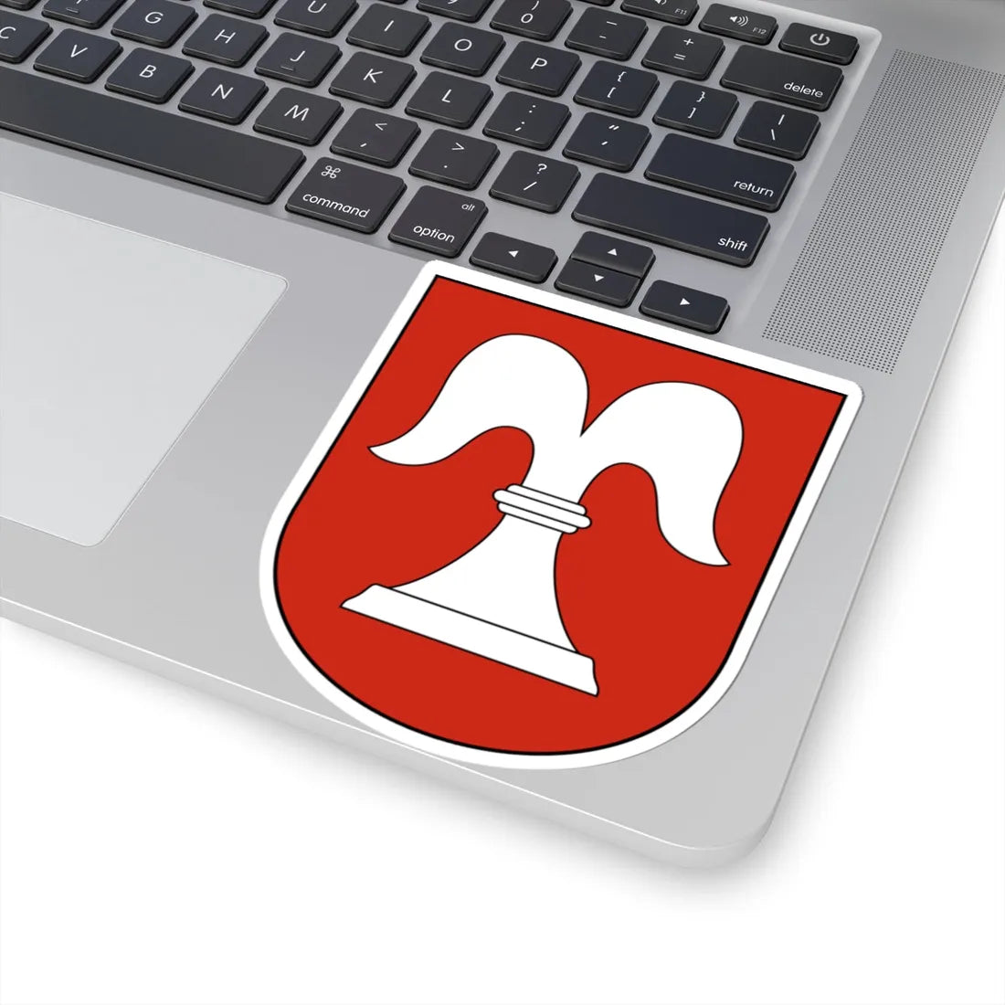 IllnauEffretikon-Bisikon-blazon (Switzerland) (Coat of Arms) STICKER Vinyl Kiss-Cut Decal - The Sticker Space