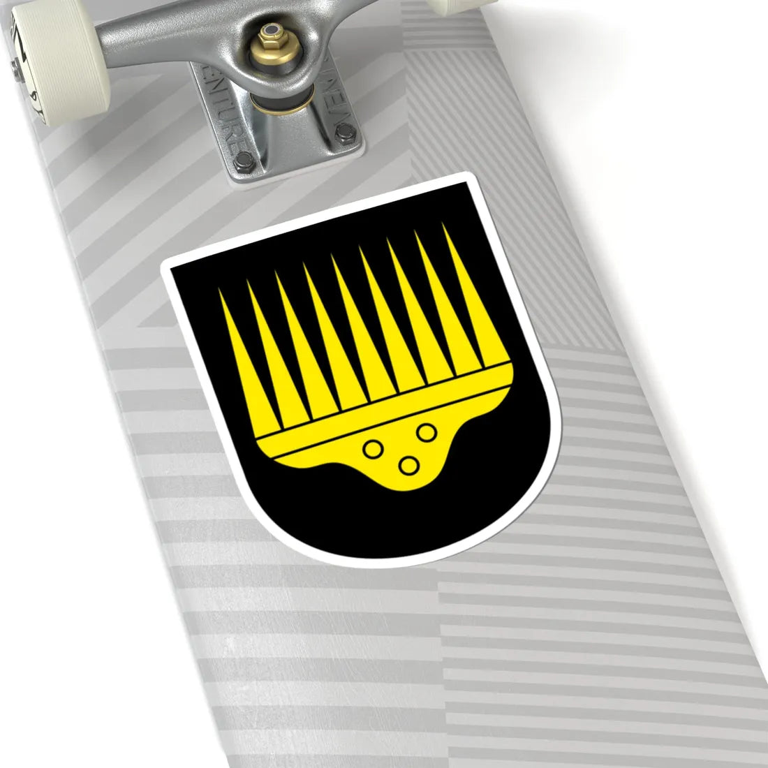 IllnauEffretikon-Kemleten-blazon (Switzerland) (Coat of Arms) STICKER Vinyl Kiss-Cut Decal - The Sticker Space