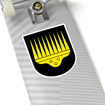 IllnauEffretikon-Kemleten-blazon (Switzerland) (Coat of Arms) STICKER Vinyl Kiss-Cut Decal - The Sticker Space