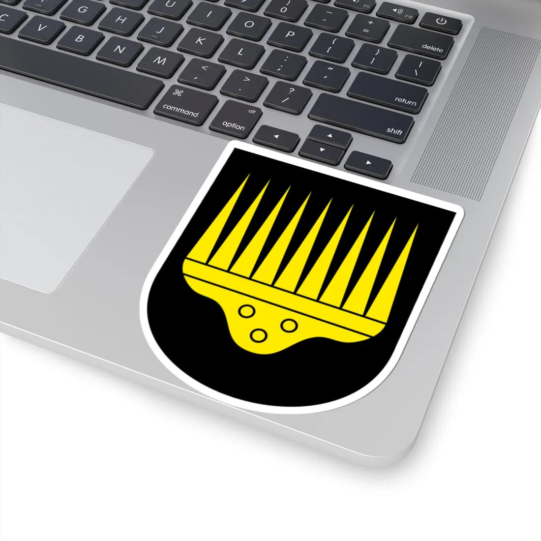 IllnauEffretikon-Kemleten-blazon (Switzerland) (Coat of Arms) STICKER Vinyl Kiss-Cut Decal - The Sticker Space