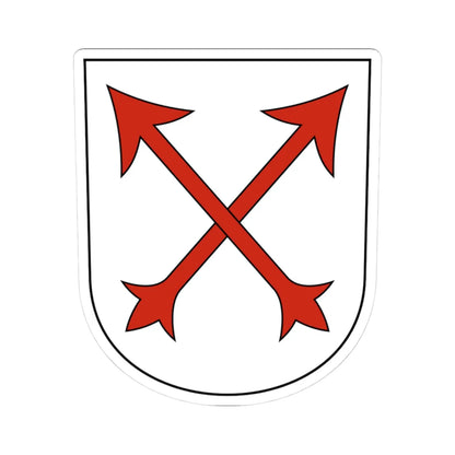 IllnauEffretikon-Ottikon-blazon (Switzerland) (Coat of Arms) STICKER Vinyl Kiss-Cut Decal 3 Inch White - The Sticker Space