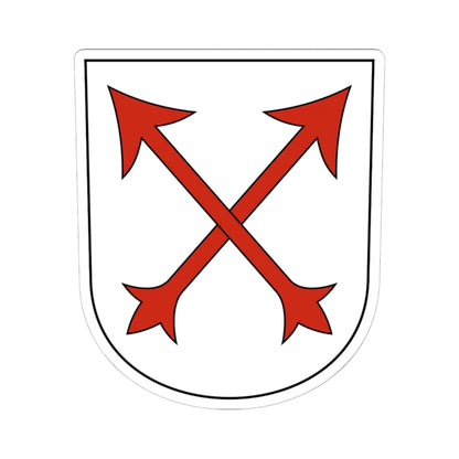 IllnauEffretikon-Ottikon-blazon (Switzerland) (Coat of Arms) STICKER Vinyl Kiss-Cut Decal 6 Inch White - The Sticker Space