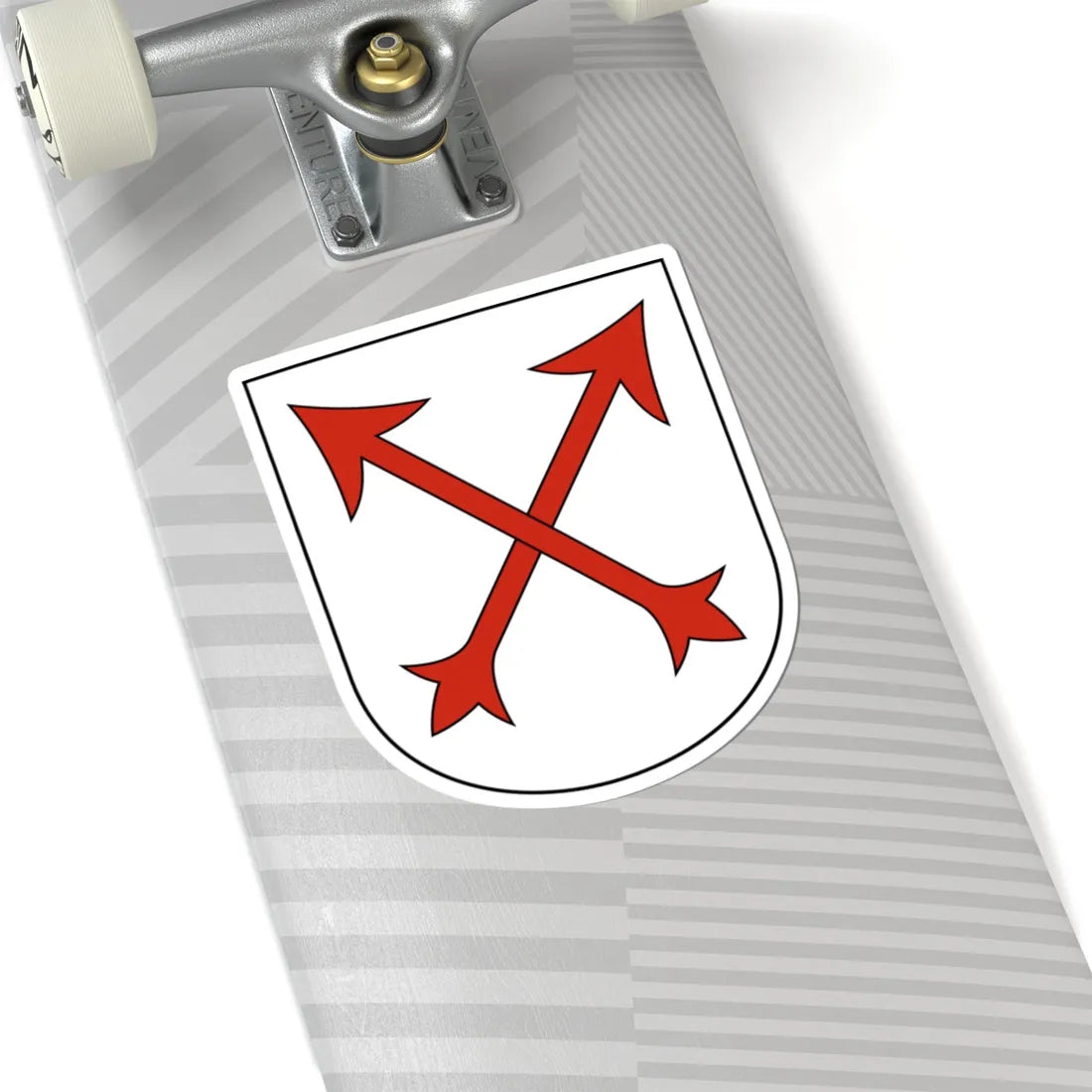 IllnauEffretikon-Ottikon-blazon (Switzerland) (Coat of Arms) STICKER Vinyl Kiss-Cut Decal - The Sticker Space