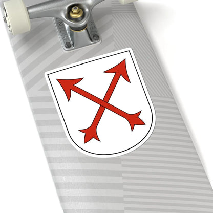 IllnauEffretikon-Ottikon-blazon (Switzerland) (Coat of Arms) STICKER Vinyl Kiss-Cut Decal - The Sticker Space
