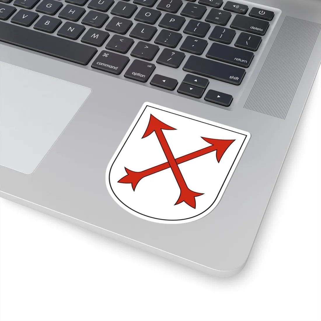 IllnauEffretikon-Ottikon-blazon (Switzerland) (Coat of Arms) STICKER Vinyl Kiss-Cut Decal - The Sticker Space