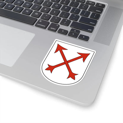 IllnauEffretikon-Ottikon-blazon (Switzerland) (Coat of Arms) STICKER Vinyl Kiss-Cut Decal - The Sticker Space