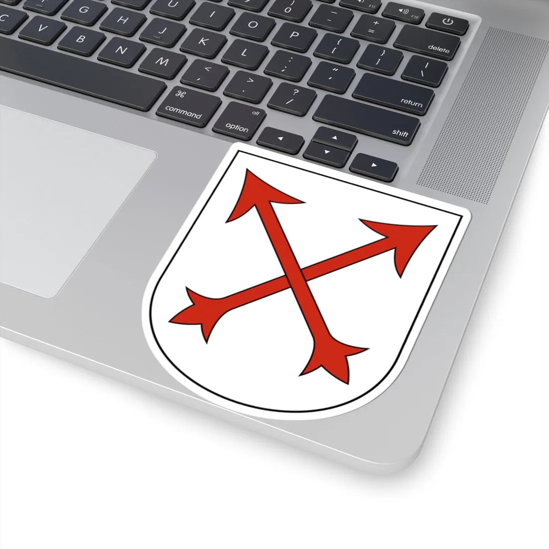 IllnauEffretikon-Ottikon-blazon (Switzerland) (Coat of Arms) STICKER Vinyl Kiss-Cut Decal - The Sticker Space