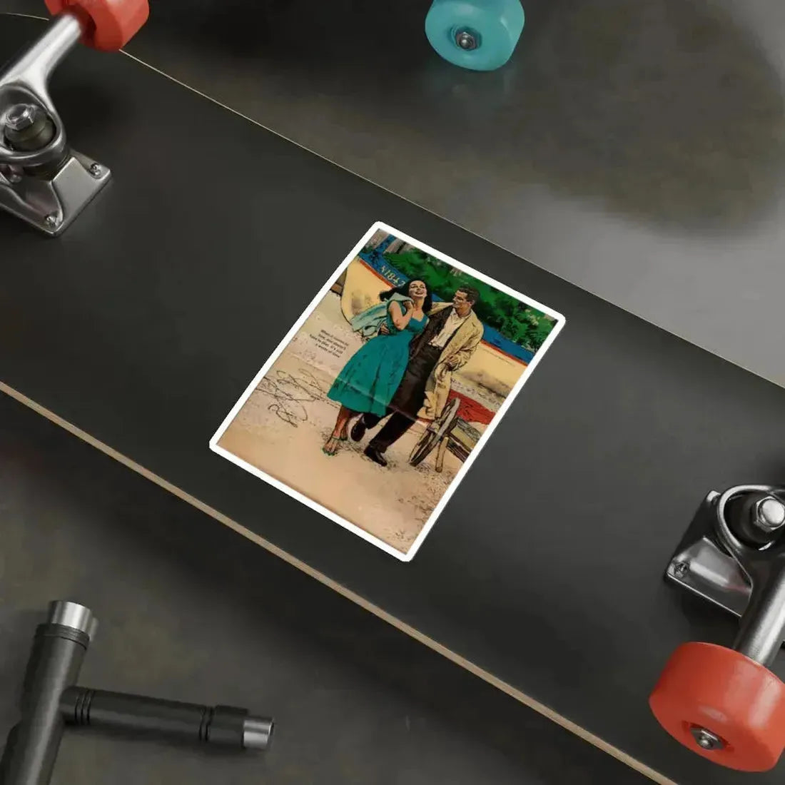 Illustration 2 (Magazine Illustration) STICKER Vinyl Die-Cut Decal - The Sticker Space