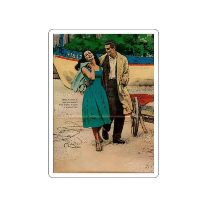 Illustration 2 (Magazine Illustration) STICKER Vinyl Die-Cut Decal White Die-Cut 4 Inch - The Sticker Space