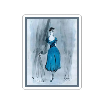 Illustration by Carl Erickson, 1953 (Magazine Illustration) STICKER Vinyl Die-Cut Decal White Die-Cut 5 Inch - The Sticker Space