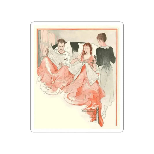 Illustration by Earle Kirkbride, 1934 (Magazine Illustration) STICKER Vinyl Die-Cut Decal White Die-Cut 2 Inch - The Sticker Space