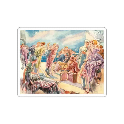Illustration by Everett Shinn, 1927 (Magazine Illustration) STICKER Vinyl Die-Cut Decal White Die-Cut 2 Inch - The Sticker Space