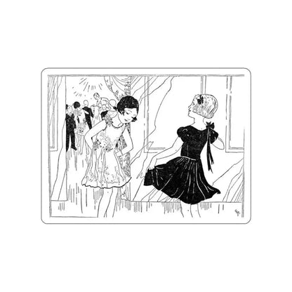 Illustration by Gladys Peto (4) (Magazine Illustration) STICKER Vinyl Die-Cut Decal - The Sticker Space