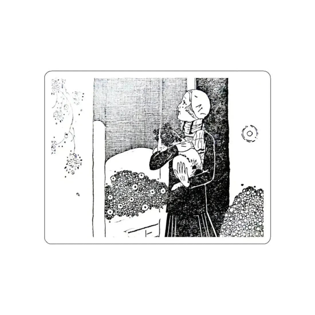 Illustration in 1920s Happy Holiday Stories book (2) (Magazine Illustration) STICKER Vinyl Die-Cut Decal - The Sticker Space