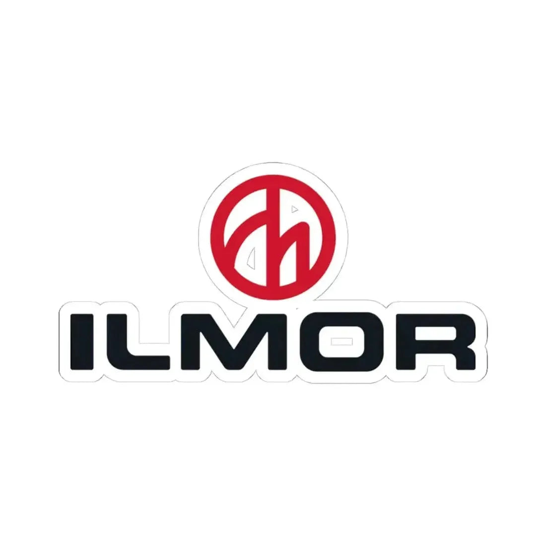 Ilmor (Logo) STICKER Vinyl Kiss-Cut Decal 4 Inch White - The Sticker Space