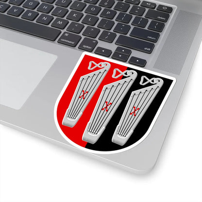 Ilomantsi.vaakuna (Finland) (Coat of Arms) STICKER Vinyl Kiss-Cut Decal - The Sticker Space