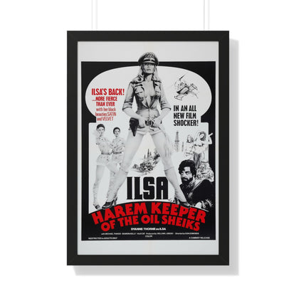 ILSA HAREM KEEPER OF THE OIL SHEIKS (3) 1976 - Framed Movie Poster-20" x 30"-The Sticker Space