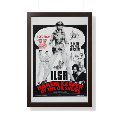 ILSA HAREM KEEPER OF THE OIL SHEIKS (3) 1976 - Framed Movie Poster-20" x 30"-The Sticker Space