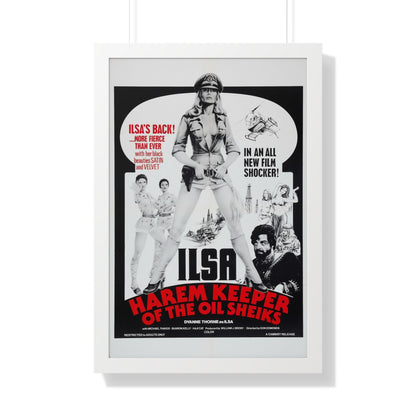 ILSA HAREM KEEPER OF THE OIL SHEIKS (3) 1976 - Framed Movie Poster-20" x 30"-The Sticker Space