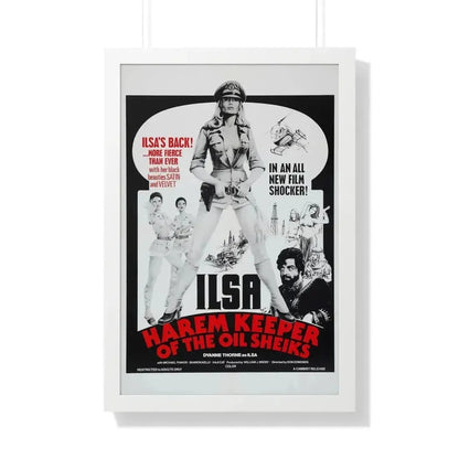 ILSA HAREM KEEPER OF THE OIL SHEIKS (3) 1976 - Framed Movie Poster - The Sticker Space