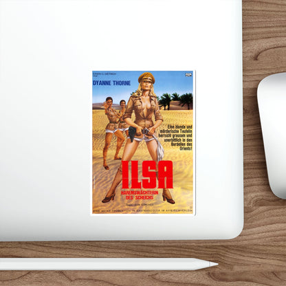 ILSA HAREM KEEPER OF THE OIL SHEIKS (GERMAN) 1976 Movie Poster STICKER Vinyl Die-Cut Decal-The Sticker Space