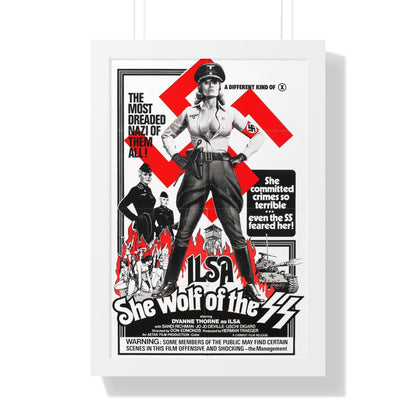 ILSA SHE-WOLF OF THE SS (2) 1975 - Framed Movie Poster-16″ x 24″-The Sticker Space