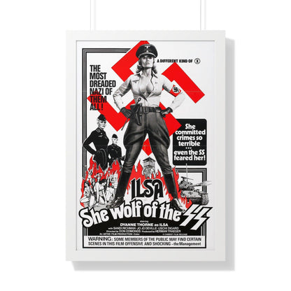 ILSA SHE-WOLF OF THE SS (2) 1975 - Framed Movie Poster-20" x 30"-The Sticker Space