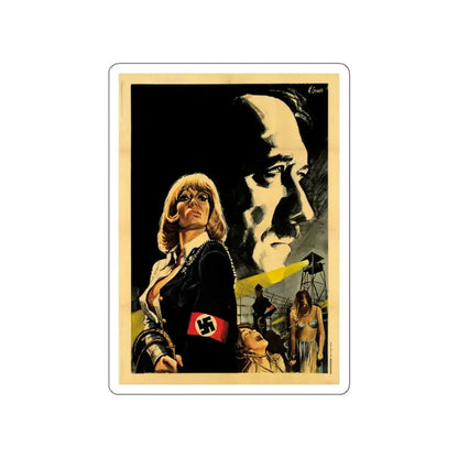 ILSA SHE-WOLF OF THE SS (FOREIGN) 2 1975 Movie Poster STICKER Vinyl Die-Cut Decal - The Sticker Space