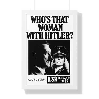 ILSA SHE-WOLF OF THE SS (TEASER) 1975 - Framed Movie Poster-16″ x 24″-The Sticker Space