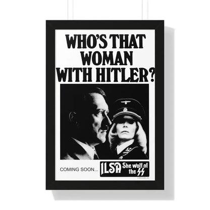 ILSA SHE-WOLF OF THE SS (TEASER) 1975 - Framed Movie Poster - The Sticker Space