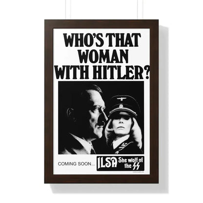 ILSA SHE-WOLF OF THE SS (TEASER) 1975 - Framed Movie Poster - The Sticker Space